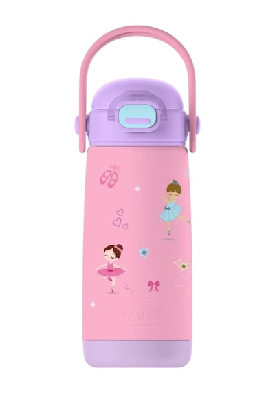 Sipnjoy - Sipsquad Plus Çocuk Su Termosu 480 Ml - Ballerina Sparkle