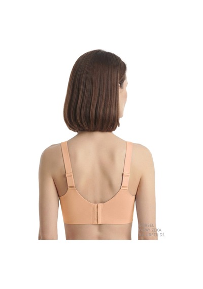 Cottonill Seamless Bra - Seravia Lazer Kesim Dantelli Minimizer Kadın Sütyen 3'lü Paket-2 Çok Renkli