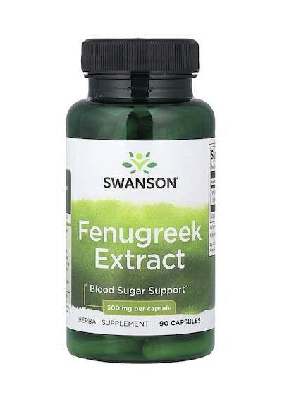 Swanson Vitamins, Fenugreek Extract, 500 Mg, 90 Capsules
