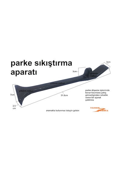 Parke Döşeme Sıkıştırma Aparatı Laminant Parke Takozu Çektirme De