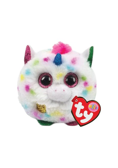 Ty Puffies Peluş Unicorn Puf-harmonie 7 Cm Beyaz