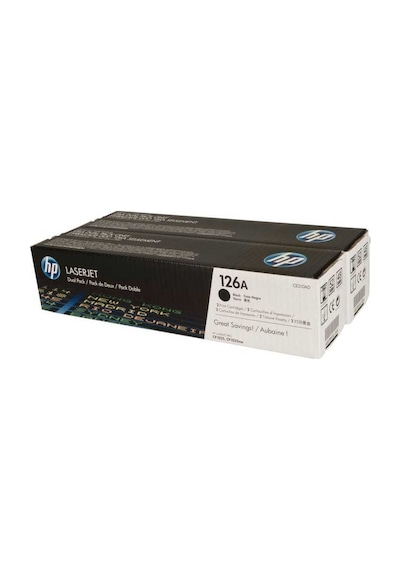 Hp 126A-Ce310Ad Siyah Toner Ikili Paket 2X1.200 Sayfa