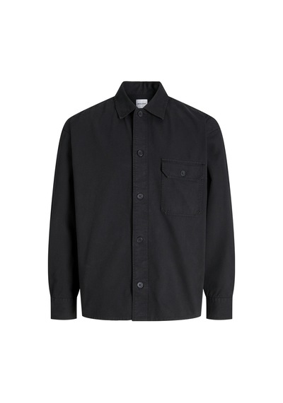 Jack & Jones Jack Jones Erkek Tek Cepli Uzun Kollu Gömlek 12279575 Siyah