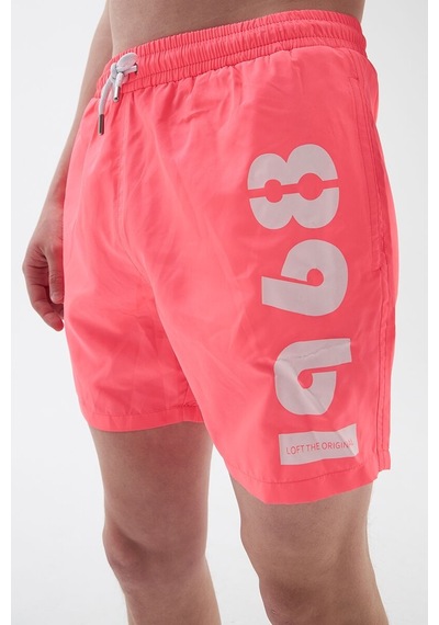 Loft Regular Fit Erkek Deniz Şortu Neon Pınk