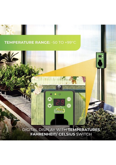 Bio Green Thermo 2 Dijital Yaz/kış Sera Termostatı Us Prizi
