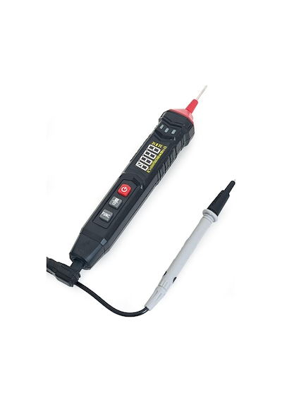 Mayilon Ht121 Kalem Tip Akıllı Multimetre Işıklı Ve Sesli Alarm Fenerli