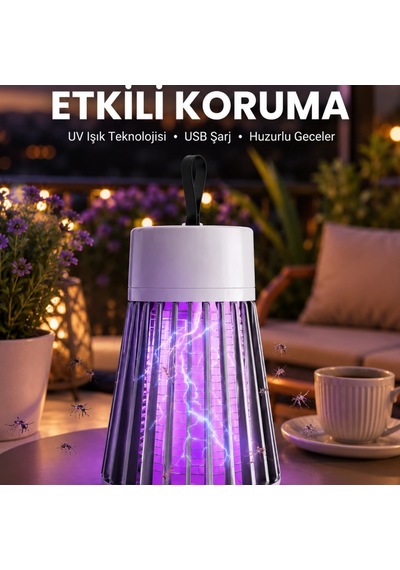 Kamp Ve Bahçe İçin Şarjlı Böcek Kovucu Lamba 92232145
