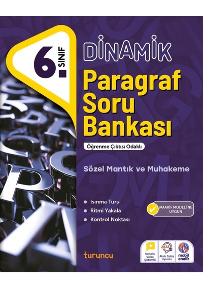 6. Sınıf Paragraf Soru Bankası Dinamik