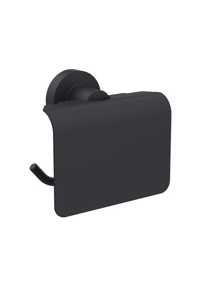 Line Bathroom Master Tuvalet Kağıtlık 128615 Mat Siyah Siyah