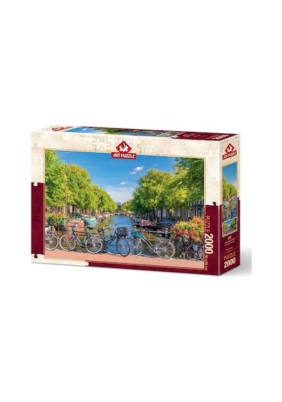Art Puzzle 2000  Parça Amsterdam Kanalı 5480