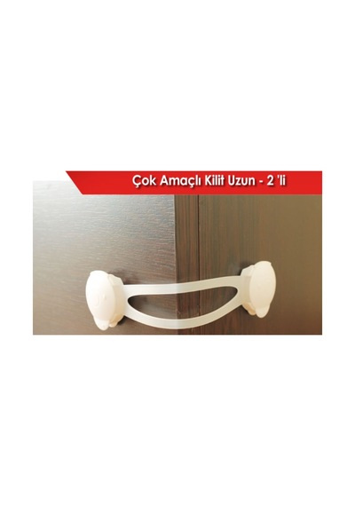 Portakal Safety Çok Amaçlı Kilidi - Beyaz - 2'li