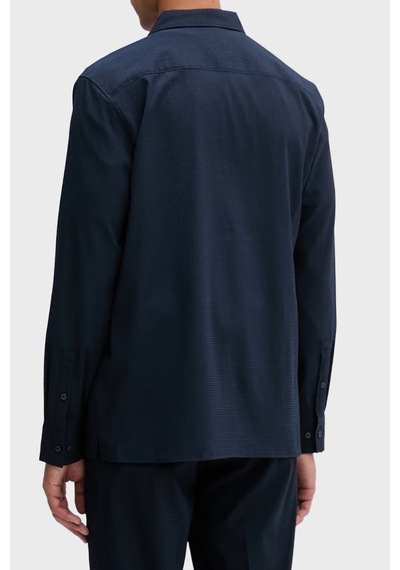 Calvin Klein Regular Fit Göğüs Cepli Gömlek Lv04lf108gcef Erkek Gömlek Lv04lf108g Cef Lacivert
