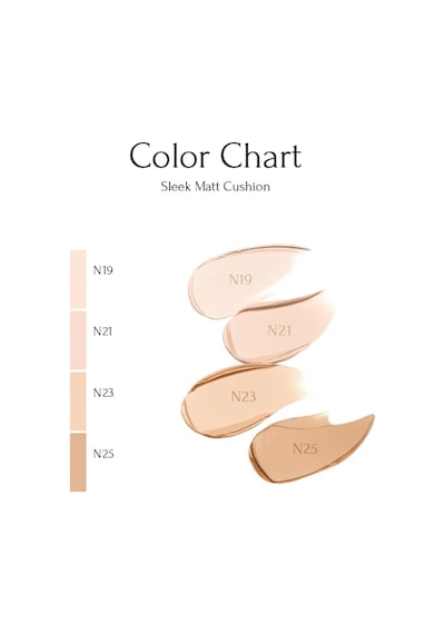 Kapatıcı, Mat Bitişli Cushion Refill Sleek Matt Cushion Set No.25 Spf50/pa Çok Renkli