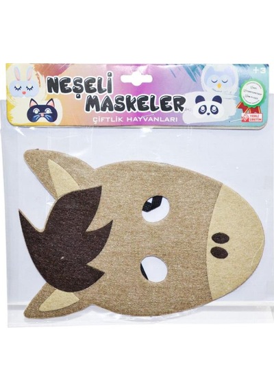 URT020-005 Neşeli Maskeler Çiftlik Hayvanları -Birlik
