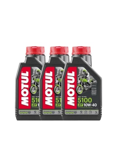 Motul 5100 4t 10w-40 1 Litre X 3adet Motosiklet Motor Yağı - 0781387029364