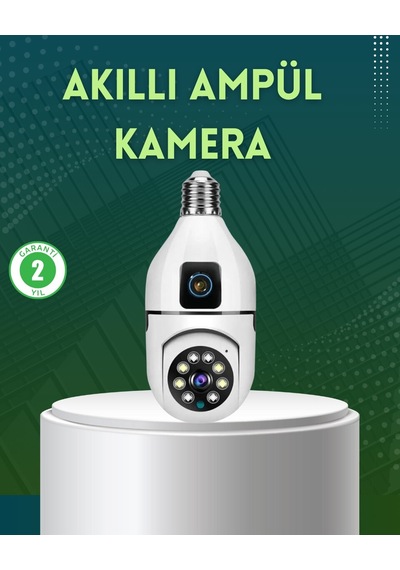 360 Derece Panoramik Wifi Kamera Full Hd Ev Güvenlik Sistemi 14139009