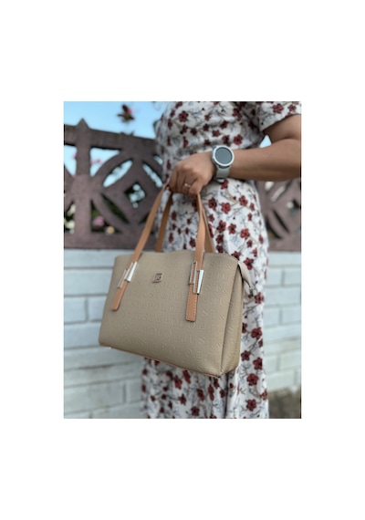 Just Polo Kadın El Ve Omuz Çantası 2066mh Kum Vizon Düz 15781830
