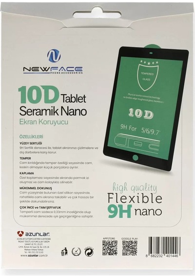 Newface Apple Apple iPad Uyumlu Mini 3 Tablet 10d Seramik Nano