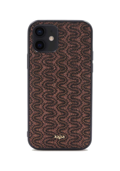 Kajsa Apple Uyumlu iPhone 12 Kılıf Kajsa Glamorous Serisi Waterfall Pattern Kapak ZORE-216771