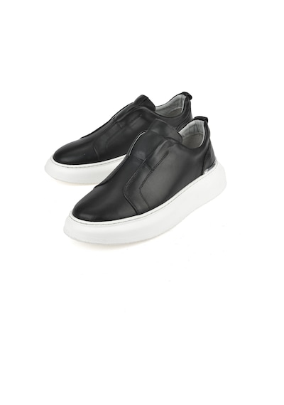Ziya, Erkek Hakiki Deri Sneaker 151987z026 Siyah 151987z026 000 Siyah