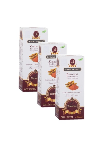 Immunat Zerdeçal Sıvı Ekstraktı 250 Ml - 3 Adet