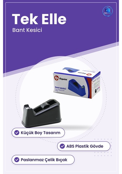 Masaüstü Bant Kesici Küçük Boy Para Bandı Makinesi Ofis Kırtasiye 1 Adet