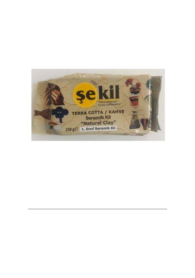 Şekil Seramik Hamuru 250gr Kahve
