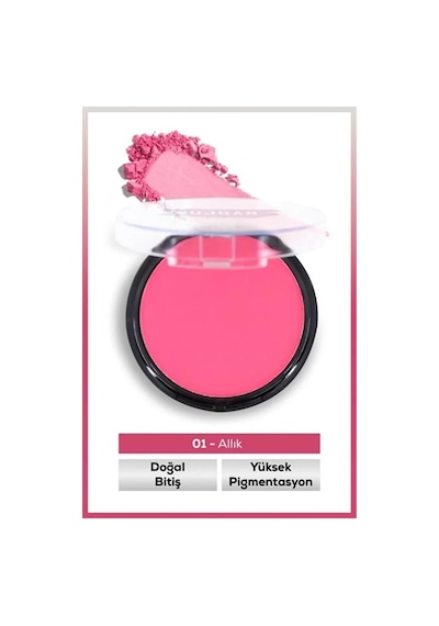 3'lü Matte Powder Allık Seti Pembe