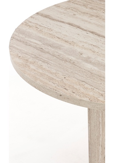 Harmony Sora Oval Masa 90x75x90 Cm Trevi Sadece Masa - Modern Tasarım Antrasit