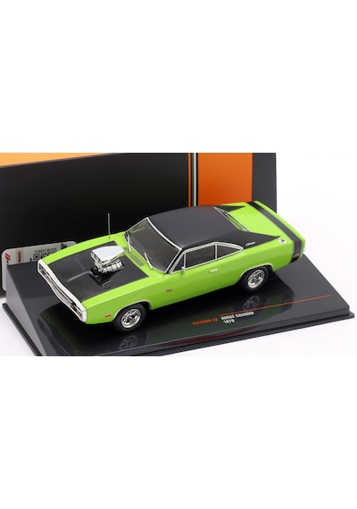 1:43 Ölçek Ixo 1970 Dodge Charger Rt Diecast Metal Minyatür Model Araba 10cm