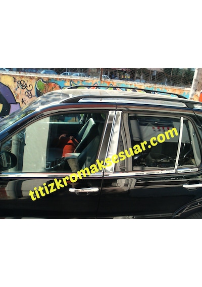 Mercedes Ml W163 1998-2005 Krom Cam Altı Çıtası Aksesuarı 6P Pçlk