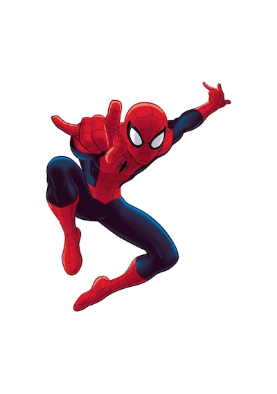 Rmk4831gm Ultimate Spider-man Peel And Stick Duvar Çıkartmaları, Kırmızı, Mavi, Sarı