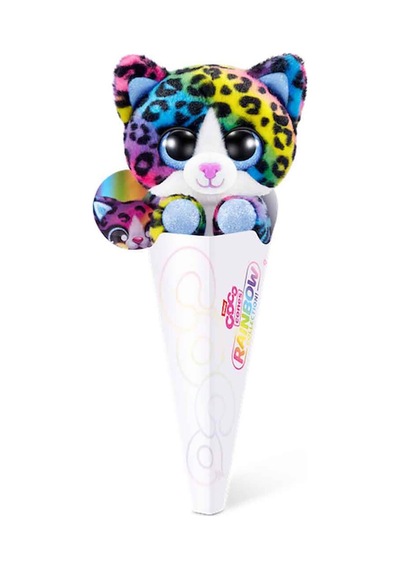 Coco Cones Gökkuşağı Peluş - Siyah
