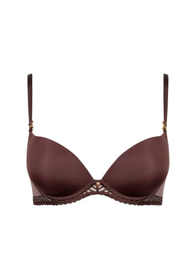 Aubade Sheer Emotion Push - Up Bh, Grs Sertifikalı, Transparan Tüllü Sütyen Koyu Kahverengi Aubade Sheer Emotion Push - Up Bh, Grs Sertifikalı, Transparan Tüllü Sütyen Koyu Kahverengi