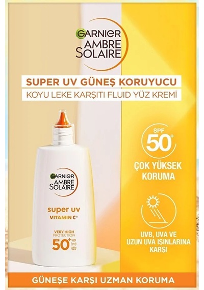 Super Uv C Vitamini Koyu Leke Karşıtı Yüz Güneş Kremi