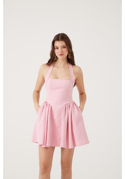 Holly Lolly Cepli Mini Felici Elbise Pembe