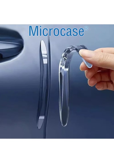 Microcase 4'lü Universal Çizik Önleyici Şerit Araç Koruma Bandı Seti Al5361 Şeffaf