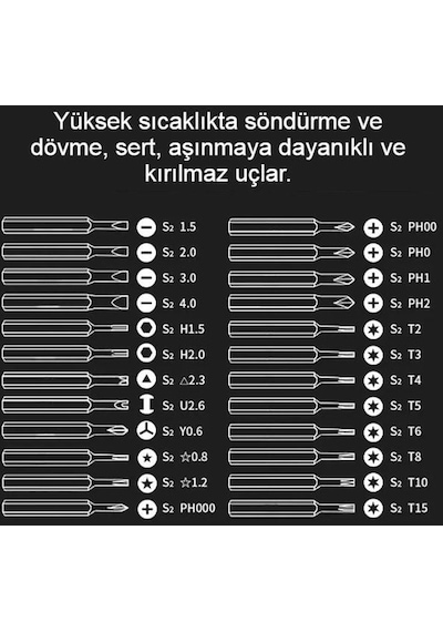 Tbk Bk-009 Tork Ayarlı Şarjlı Tornavida Onarım Seti