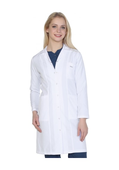 Bayan Uzun Boy Ceket Yaka Doktor Önlüğü