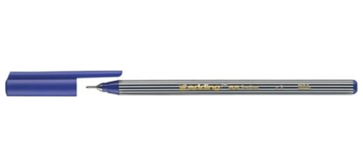 Fıne Pen Mavi Keçeli Kalem Ed-55 10'lu Kutu Renkli
