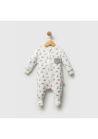 Tiffany Baby & Kids Tiffany Baby Patikli Bebek Tulum 32033 Ekru