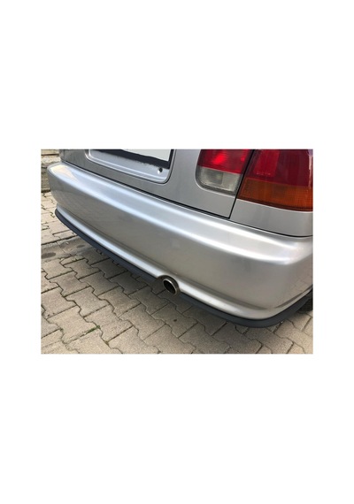 Honda Civic İes Arka Tampon Uyumlu Ön Lip Tampon Eki Body Kit Yumuşak Mat Siyah Kırılmaz