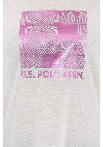 U.S. Polo Assn. U.s. Polo Comfort O Yaka Spor T-shırt Muna G082sz011.000.1572300 Ekru