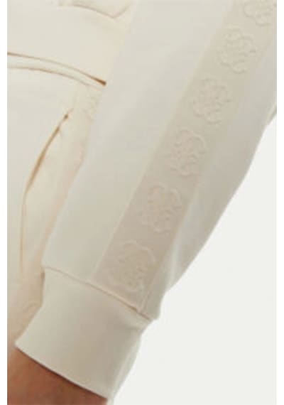 Guess Stacıe Hooded Sweats Beyaz