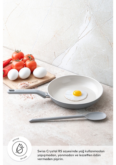 Emsan Swiss Cyrstal Rs Tava Gri 30 Cm Gri