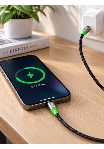 Flayse C608 Type-c To Lightning 1m Kablo 27w Pd Hızlı Şarj Ve Data Transferi