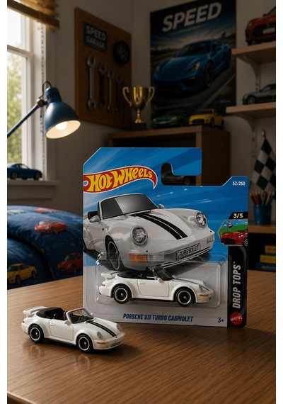 Hot Wheels Porsche 911 Turbo Cabriolet - Drop Tops Çok Renkli