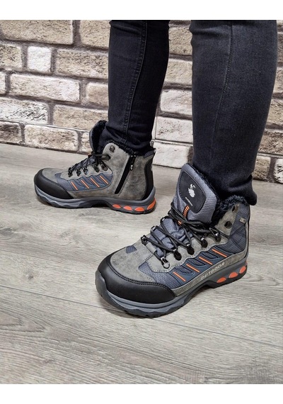 Bukond Rahat Bağcıklı Su İtici İçi Kürklü Outdoor Spor Bot Füme