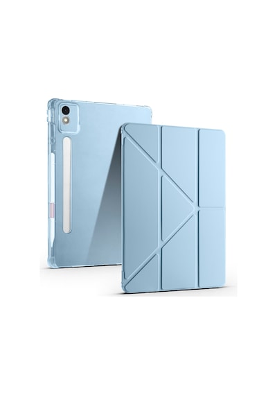 Lenovo Idea Tab Pro 12.7inç Tb-373fu Kılıf Kalem Bölmeli Trifolding Case Kılıf