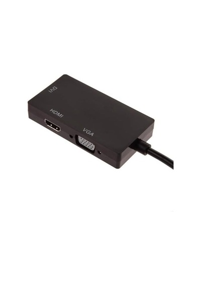 Tr Mini Displayport To Hdmı Dvi Vga Kablo Çevirici Dönüştürücü Thunderbolt Mini Dp To Hdmı Dvi Vga Adaptör Genel